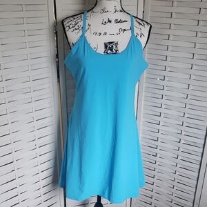 Outdoor Voives Sky Blue Sleeveless Race Back Dress Size XL
